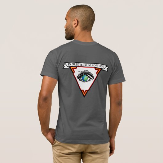 「ORBE TERRUM NON VISI」 Tシャツ (裏面フル)