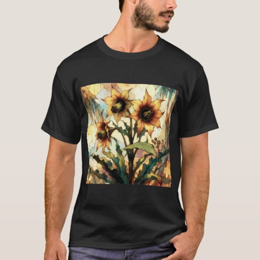 Orbea lutea (イエローカーカスフラワー)#4 tシャツ (正面)