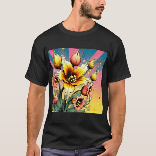 Orbea lutea (イエロー・キャリオン・フラワー)#5 tシャツ (正面)