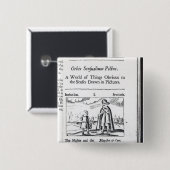 「Orbis Sensualium Pictusへの紹介 缶バッジ (正面&裏面)