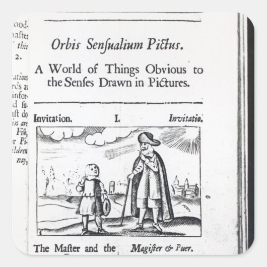 Orbis Sensualium Pictus入門 スクエアシール (正面)