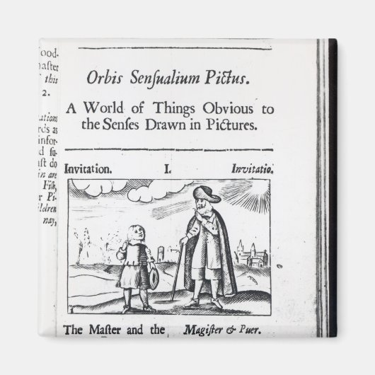 Orbis Sensualium Pictus入門 マグネット (正面)