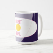Orbit Girl — 90s Maximalist Mug | Retro Bedrm コーヒーマグカップ (正面右)