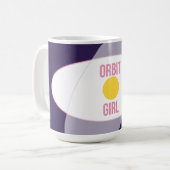 Orbit Girl — 90s Maximalist Mug | Retro Bedrm コーヒーマグカップ (正面左)