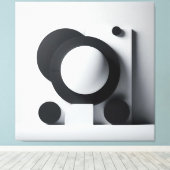 Orbit of Silent Contrast キャンバスプリント (インサイチュ (ウッドフロア))