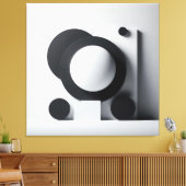 Orbit of Silent Contrast キャンバスプリント (インサイチュ (リビング))