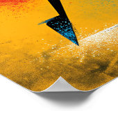 Orbital Rhythm – Modern Abstract Geometric  ポスター (角)