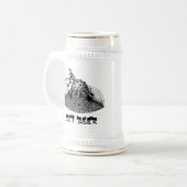 Orcの得られたビールおもしろマグカップ ビールジョッキ (正面左)