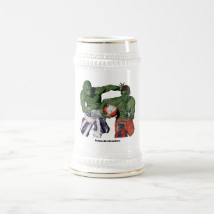 Orcグラディエーターサッカースポーツファンタジーアートスタイン ビールジョッキ