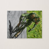 Orcサイクリストバイクレーシングスモールファンタジーアートパズル ジグソーパズル (横)