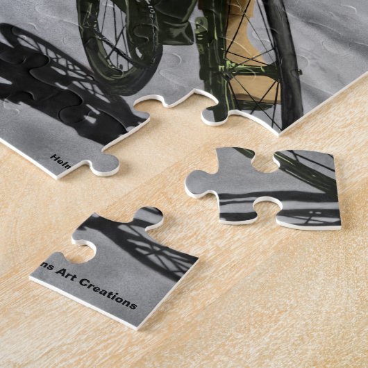Orcサイクリストバイクレーシングスモールファンタジーアートパズル ジグソーパズル (側面)