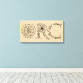 Orc武器コラージュ キャンバスプリント (インサイチュ (ウッドフロア))