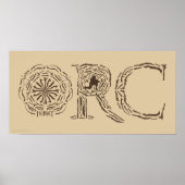 Orc武器コラージュ ポスター (正面)