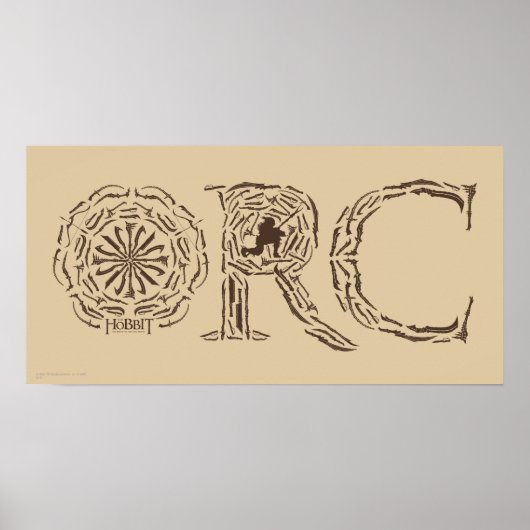 Orc武器コラージュ ポスター (正面)