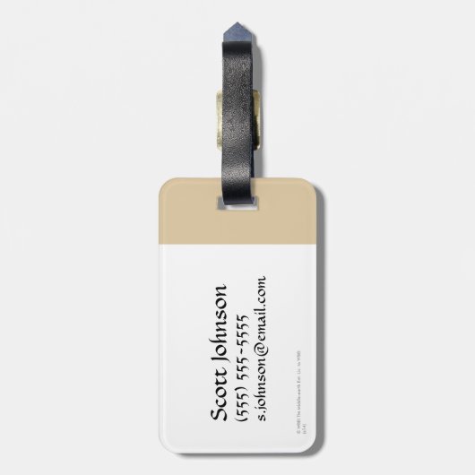 Orc武器コラージュ ラゲッジタグ (裏面縦)