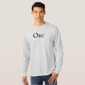 "Orc"メンズTシャツ Tシャツ (正面フル)