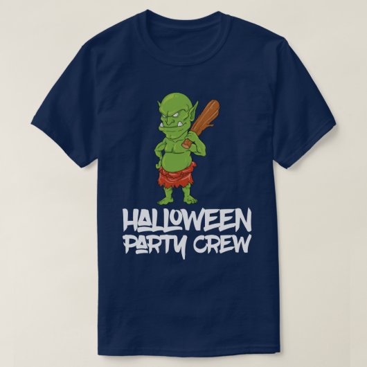 Orc Trollハロウィーンのマッチング衣装 Tシャツ (デザイン正面)