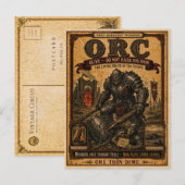 Orc, Vintage Circus Monster ポストカード (正面/裏面)