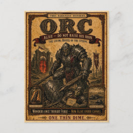 Orc, Vintage Circus Monster ポストカード