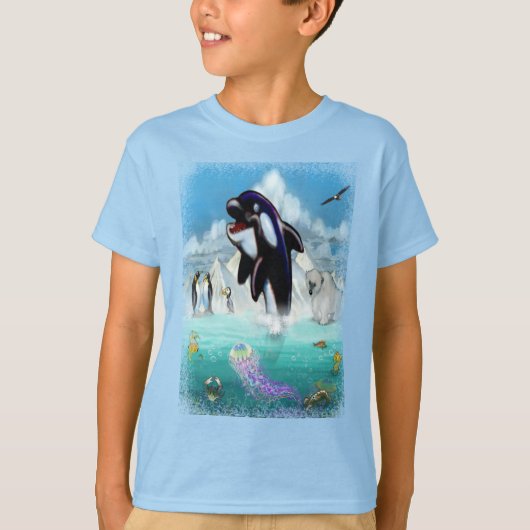 OrcaとFriends Tシャツ (正面)