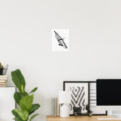 Orcaアダルトカラーリングポスター ポスター (ホームオフィス)