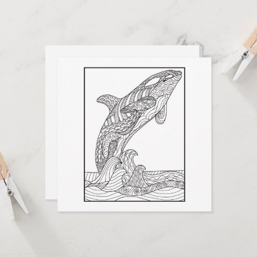 Orca白黒カード カード (正面/裏面インサイチュ)