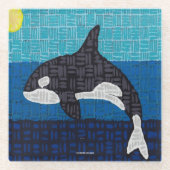 Orca - ガラスコースター (正面)