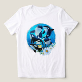 Orca 救 Our Oceans Shirt トライブレンドTシャツ
