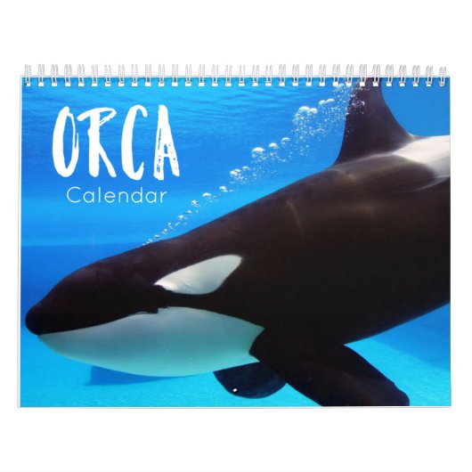 orca 2023カレンダーおもしろい&かわいいorcas カレンダー (カバー)
