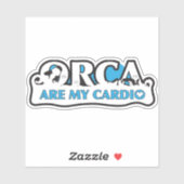 ORCA Are My Cardio Vinyl Sticker シール (シート)