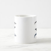 Orca, ballena jorobada y ballena gris コーヒーマグカップ (中央)