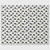Orca Birthday Gift Wrapping Paper in White ラッピングペーパー (フラット)