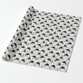 Orca Birthday Gift Wrapping Paper in White ラッピングペーパー (アンロールド)