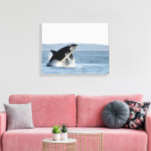 Orca Canvas Printのブリーチング キャンバスプリント (インサイチュ (リビング))
