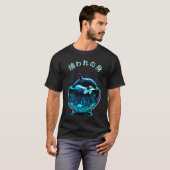 Orca End Captivity Free The Orcas Marine Protectio Tシャツ (正面フル)
