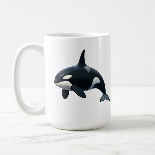 Orca in Motion コーヒーマグカップ (左)