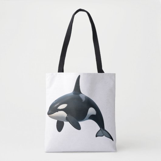 Orca in Motion トートバッグ (正面)