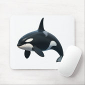 Orca in Motion マウスパッド (マウス)