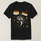 Orca In Space Gay Bear Pride Pullover Hoodie  Tシャツ (デザイン正面)