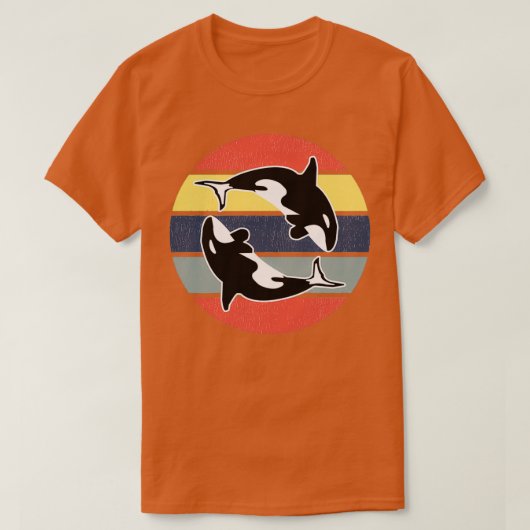 Orca Killer Whale Killer Whales Ocean Sweater Nau Tシャツ (デザイン正面)