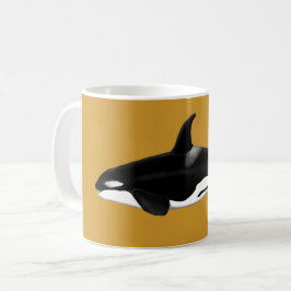 Orca / Killer Whale Mug Yellow コーヒーマグカップ