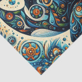 Orca Killer Whale Whimsical Nautical Decoupage 薄葉紙 (詳細)