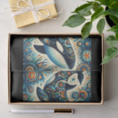 Orca Killer Whale Whimsical Nautical Decoupage 薄葉紙 (ギフト)