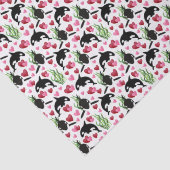 Orca Love Valentine Tissue Paper in White 薄葉紙 (詳細)