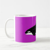 Orca Mug on pink コーヒーマグカップ (左)