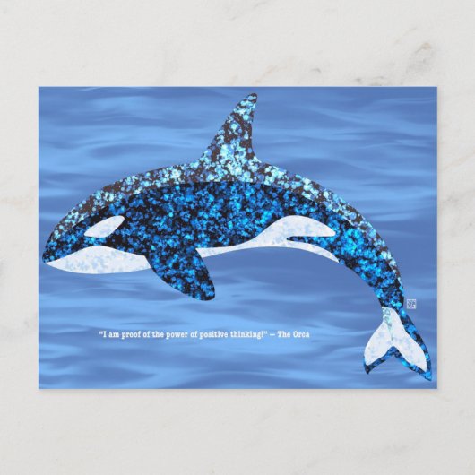 Orca Positive Thinking Postcards シーズンポストカード (正面)