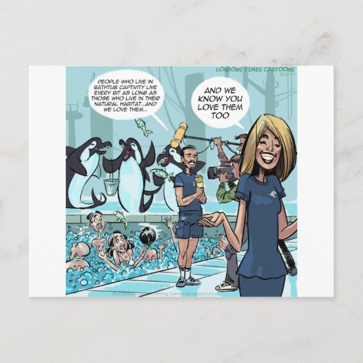 Orca Revenge by Rick London おもしろい ポストカード (正面)