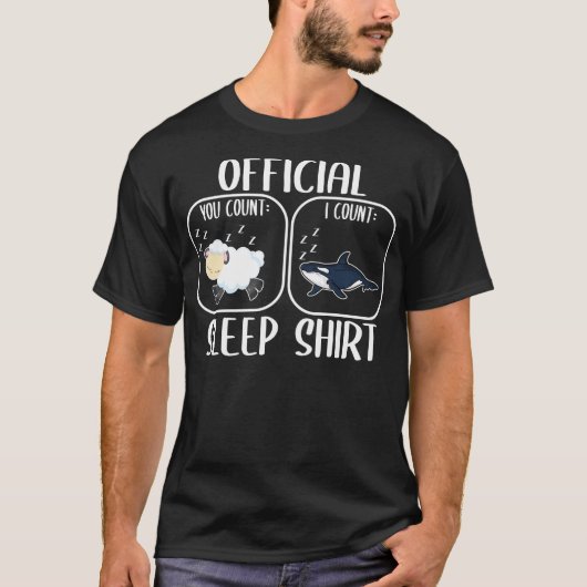Orca Sleep Shirt Count Sheep Tシャツ (正面)