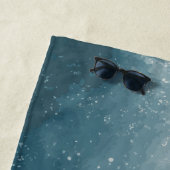 Orca Swimming Underwater ビーチタオル (インサイチュ)