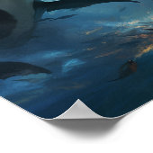 Orca vs Kraken Poster - Epic Battle of the 海G ポスター (角)